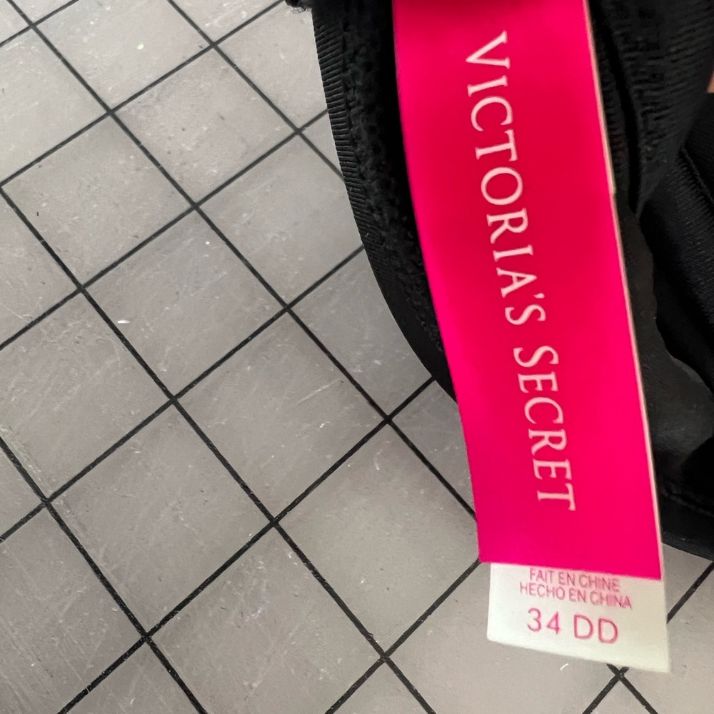 Victoria's Secret 34D/DD Multicolor Sequin Halter Bikini Top Bra Bathing Suit - Picture 5 of 5